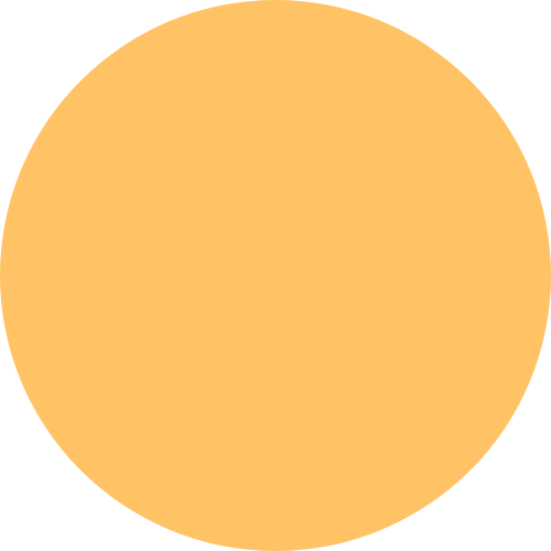 Orange Color Round Shape
